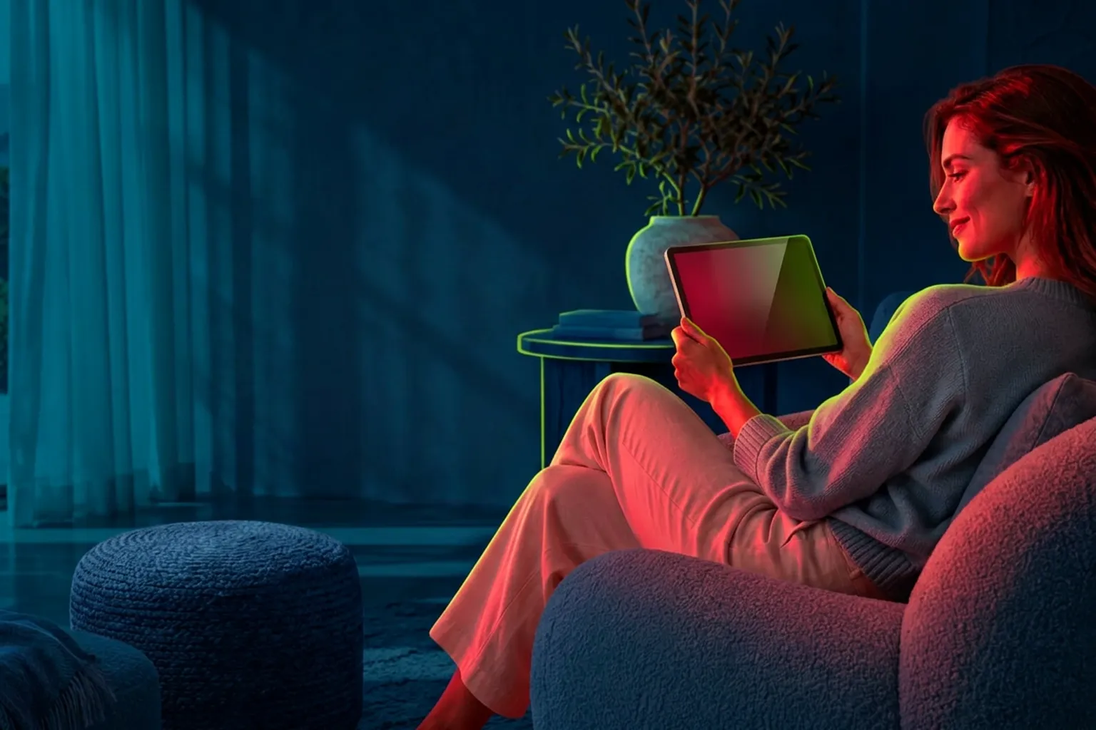 Promotional proof image showing the operator experience